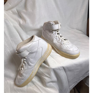 NIKE AIRFORCE 1 Midi Triple White Sneakers /Athletic Shoes